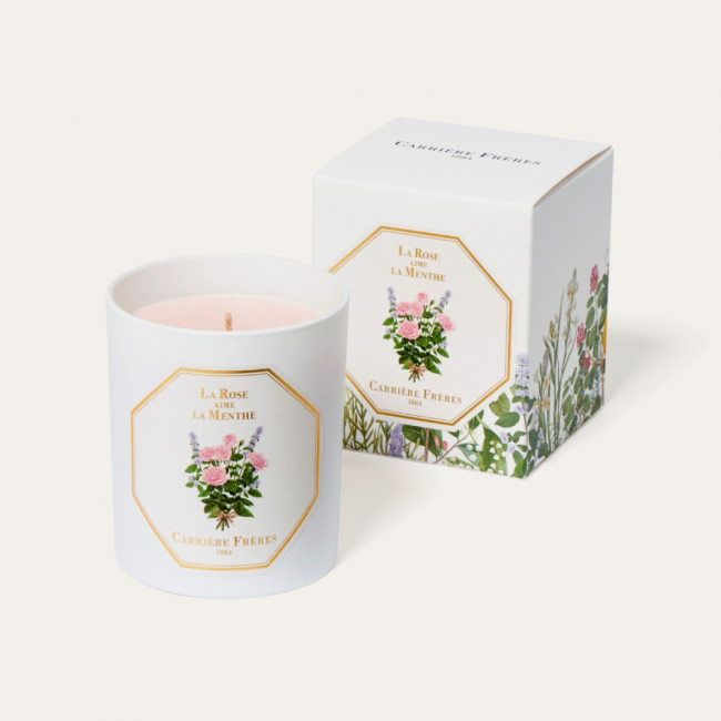 La Rose Aime La Menthe - Bougie Parfumée