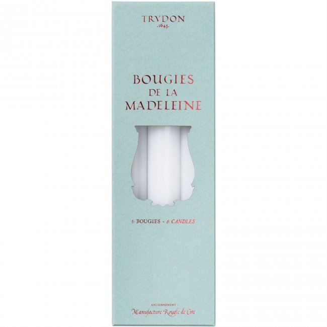 Bougies de la Madeleine - Blanche - x6