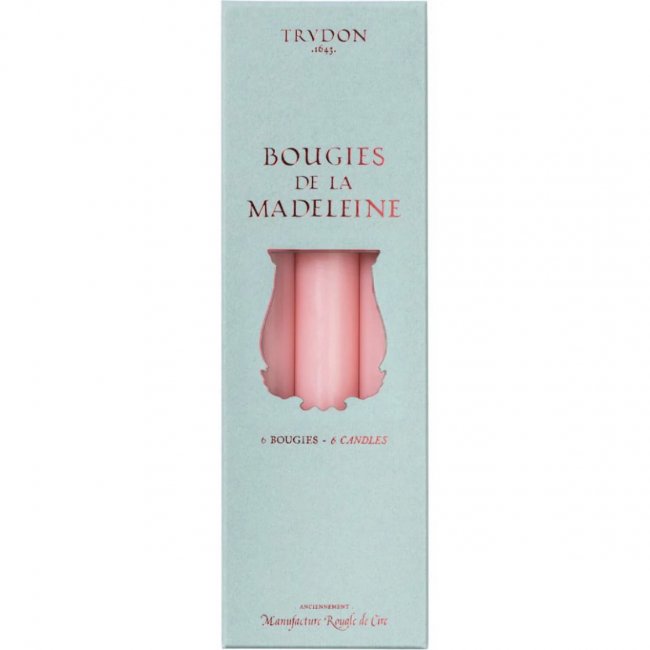 Bougies de la Madeleine - Rose Tendre - 6x